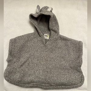Oshkosh toddler jacket / cardigan / poncho with hood